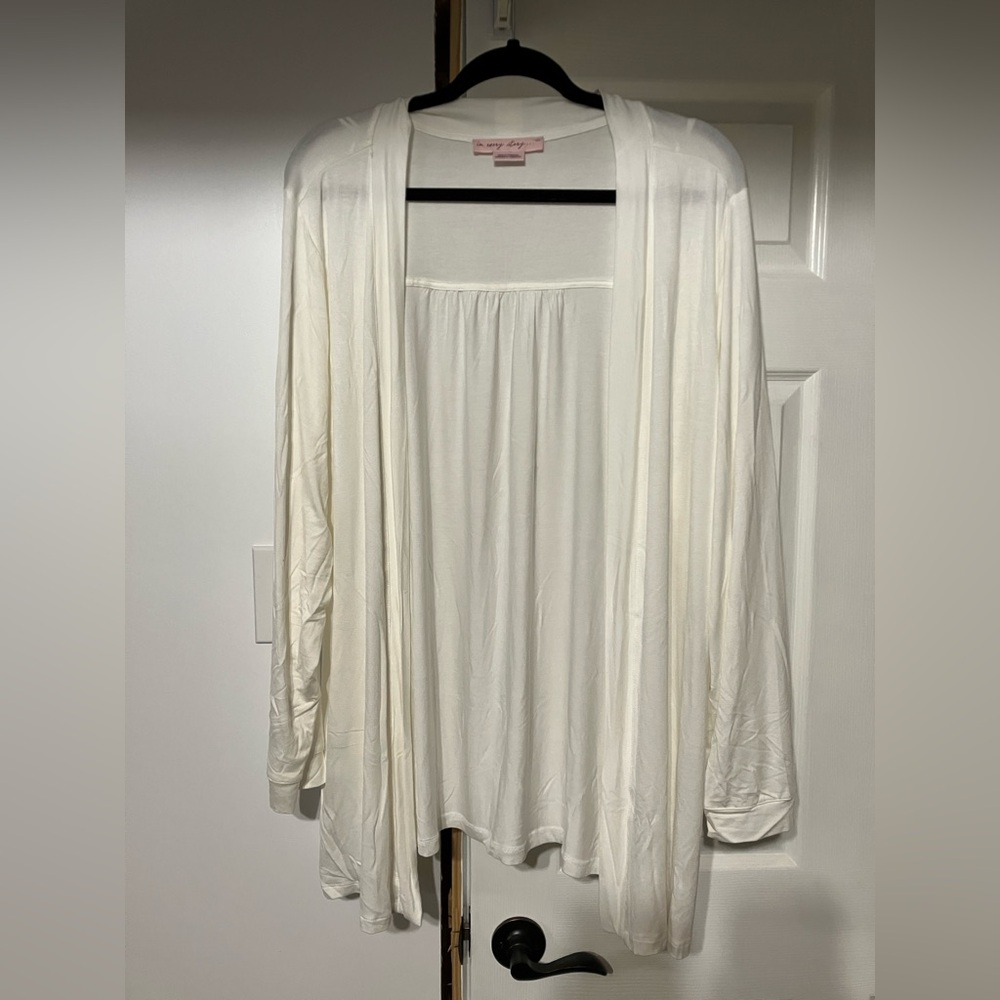 White lightweight cardigan